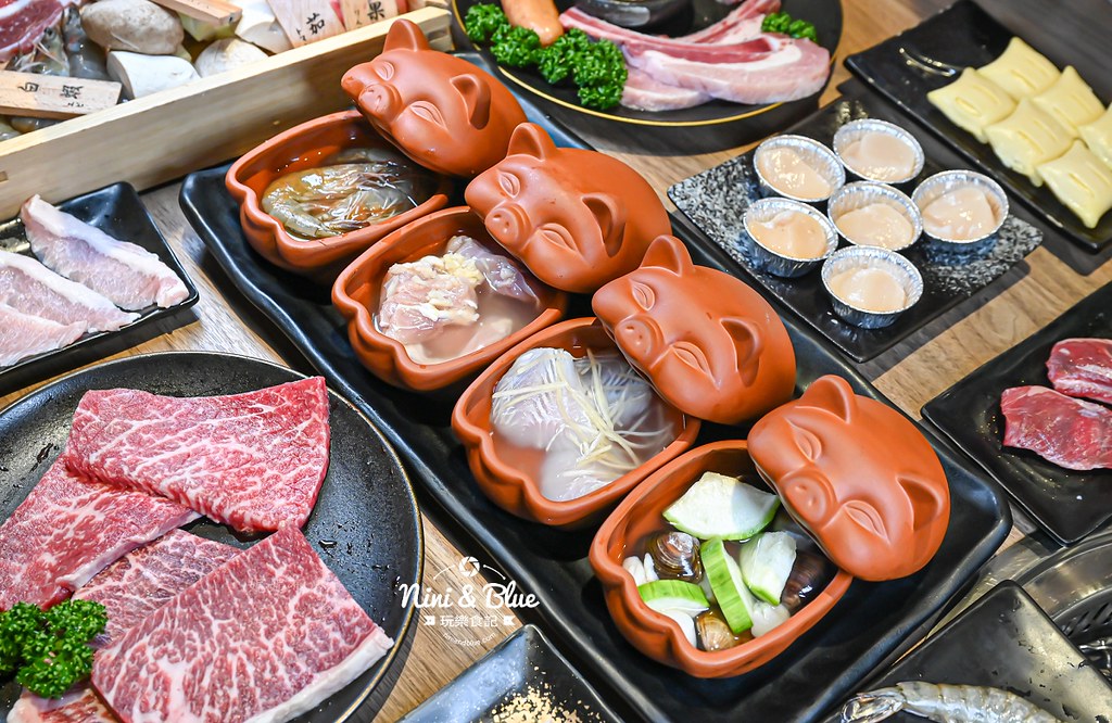 築崎燒串放題 台中燒肉吃到飽 小豬燒 生日壽星優惠30