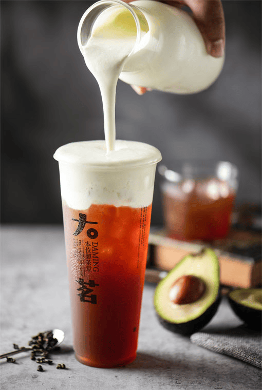大茗 酪梨奶蓋紅玉