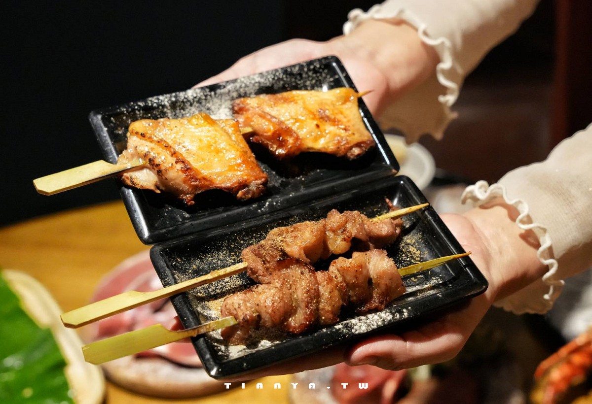 【新北美食】米炭火燒肉小酒館.新莊思源店|高品質單點燒肉、串燒、日式熟食,平日用餐有桌邊服務,上桌送熱騰騰蛤蜊鍋,壽星加碼送一整隻焗烤龍蝦