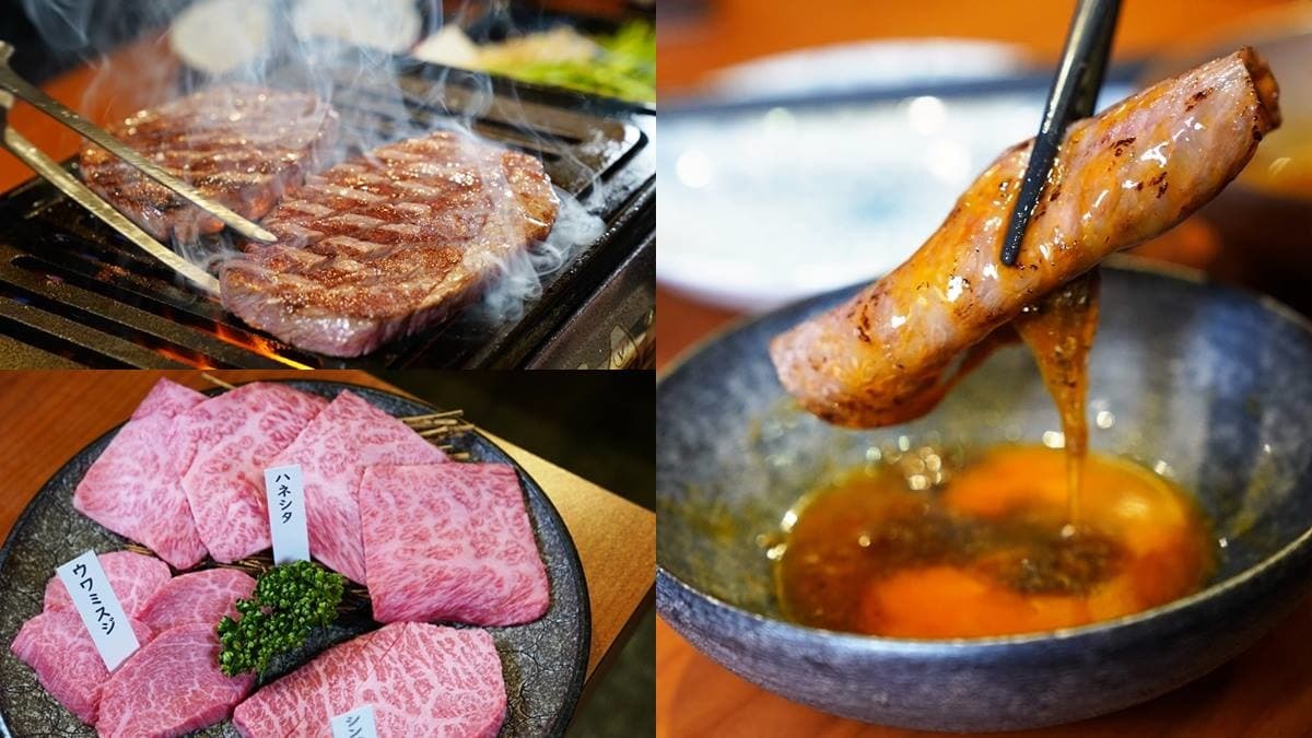 台中燒肉「俺達の肉屋」,肉品為全牛手工分切。