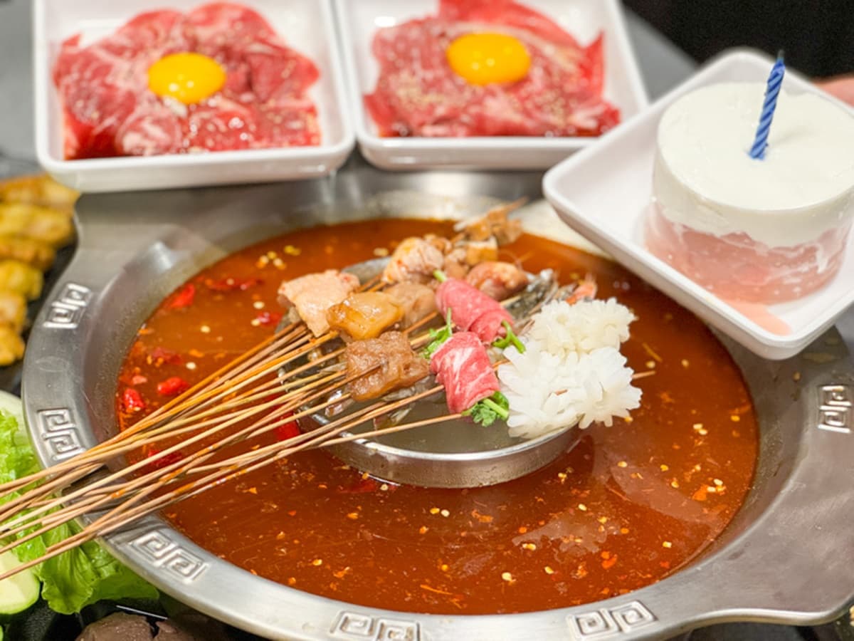 川囍紅湯串串鍋自助吧食材