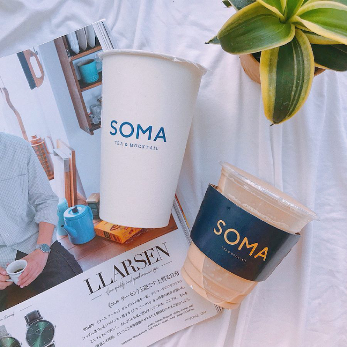 台北手搖店:「茶歐雷網美打卡店」Soma