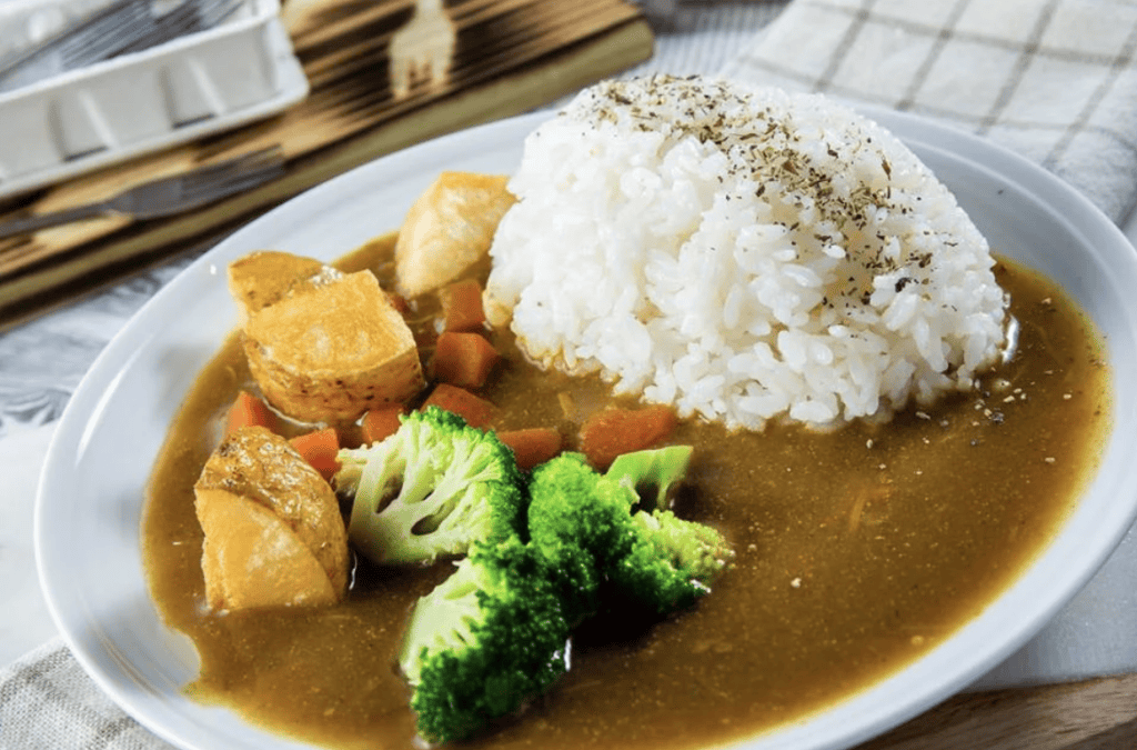 素食咖喱飯